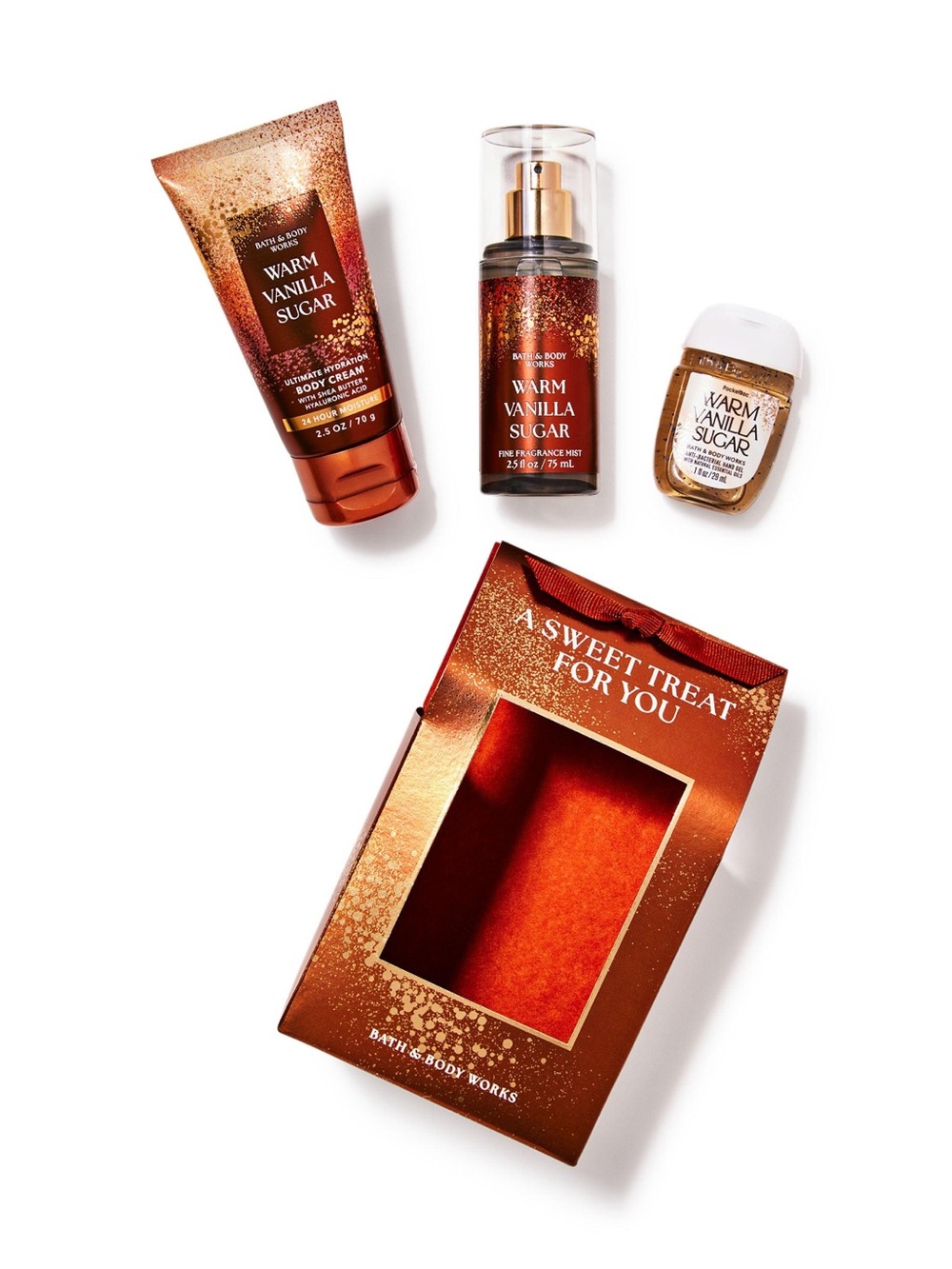 Bath & Body Works Warm Vanilla Sugar Mini Gift Set – NIB 🤎 - Picture 3 of 3